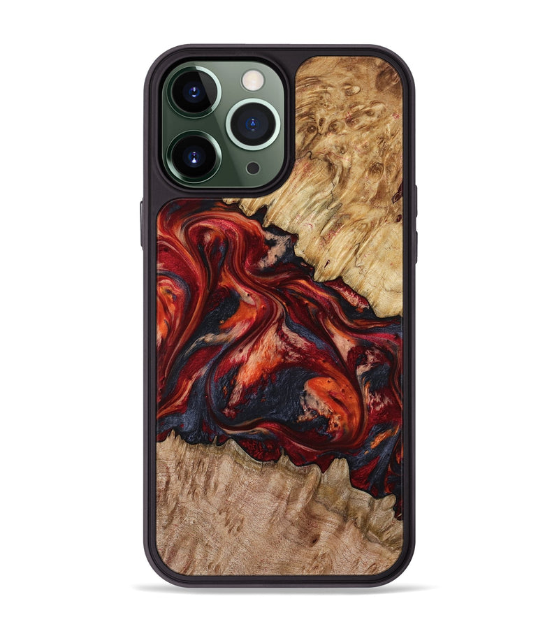 iPhone 13 Pro Max Wood Phone Case - Queen (Red, 799177)