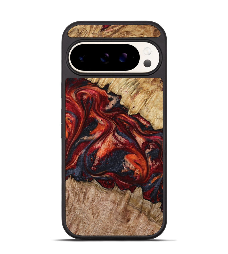 Pixel 9 Wood Phone Case - Queen (Red, 799177)