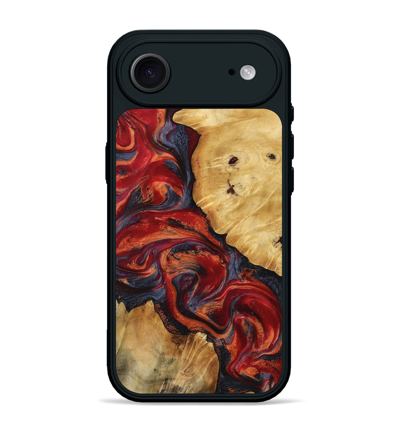 iPhone 17 Air Wood Phone Case - Nedra (Red, 799178)