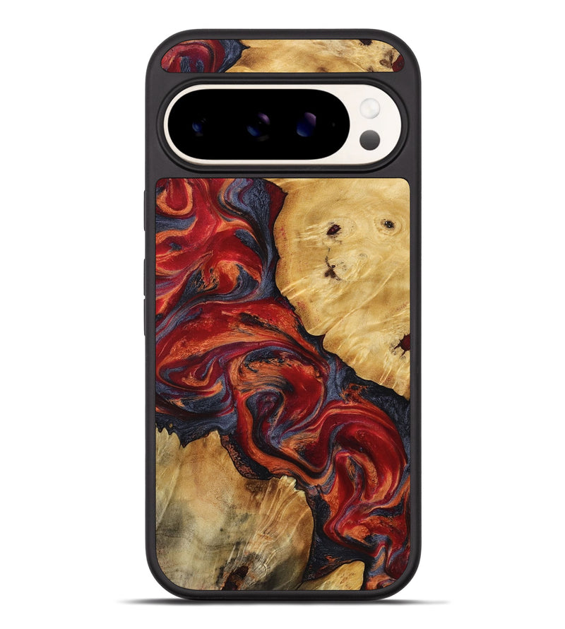 Pixel 9 Pro XL Wood Phone Case - Nedra (Red, 799178)