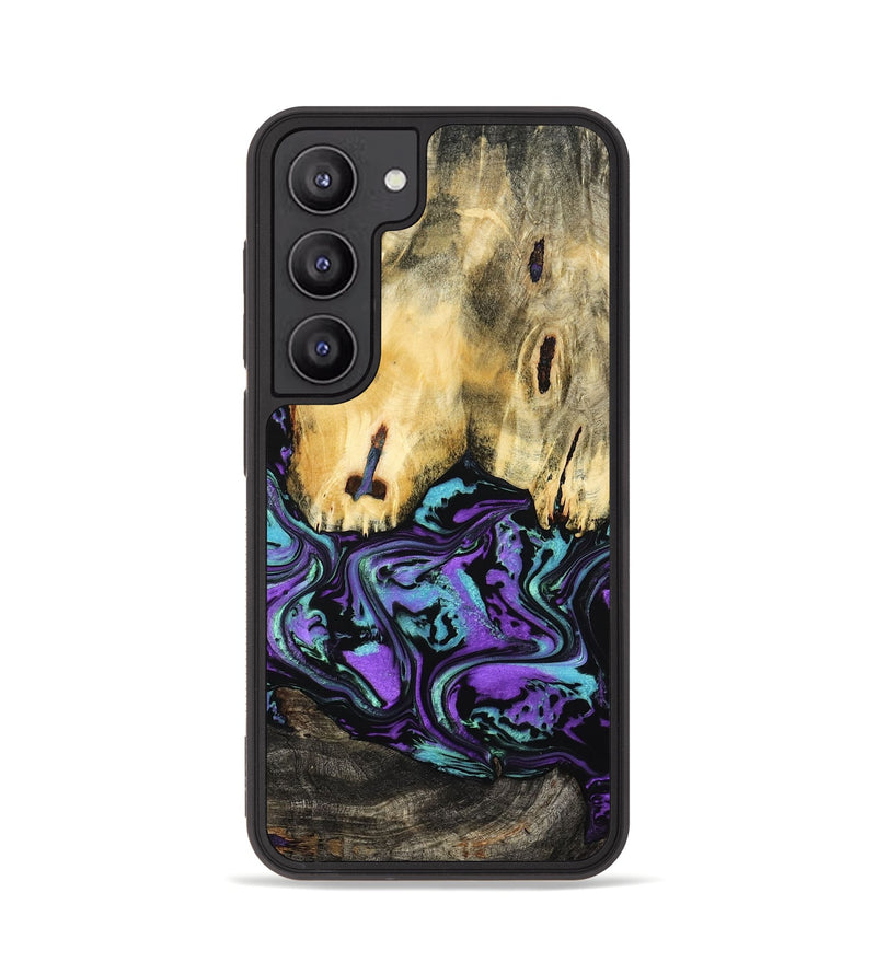 Galaxy S23 Wood Phone Case - Marva (Purple, 799182)