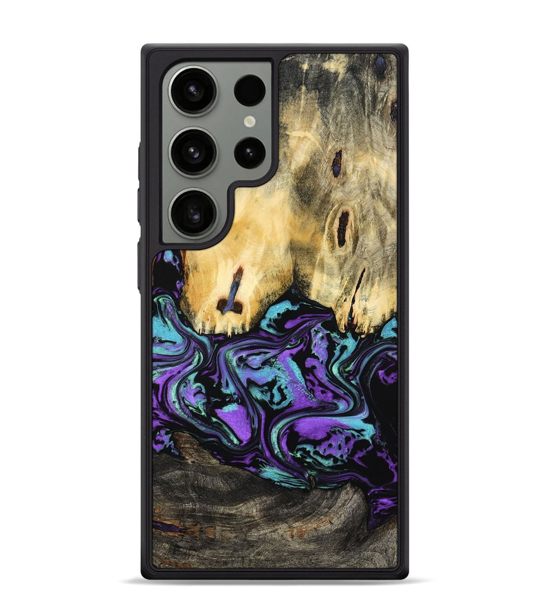 Galaxy S24 Ultra Wood Phone Case - Marva (Purple, 799182)