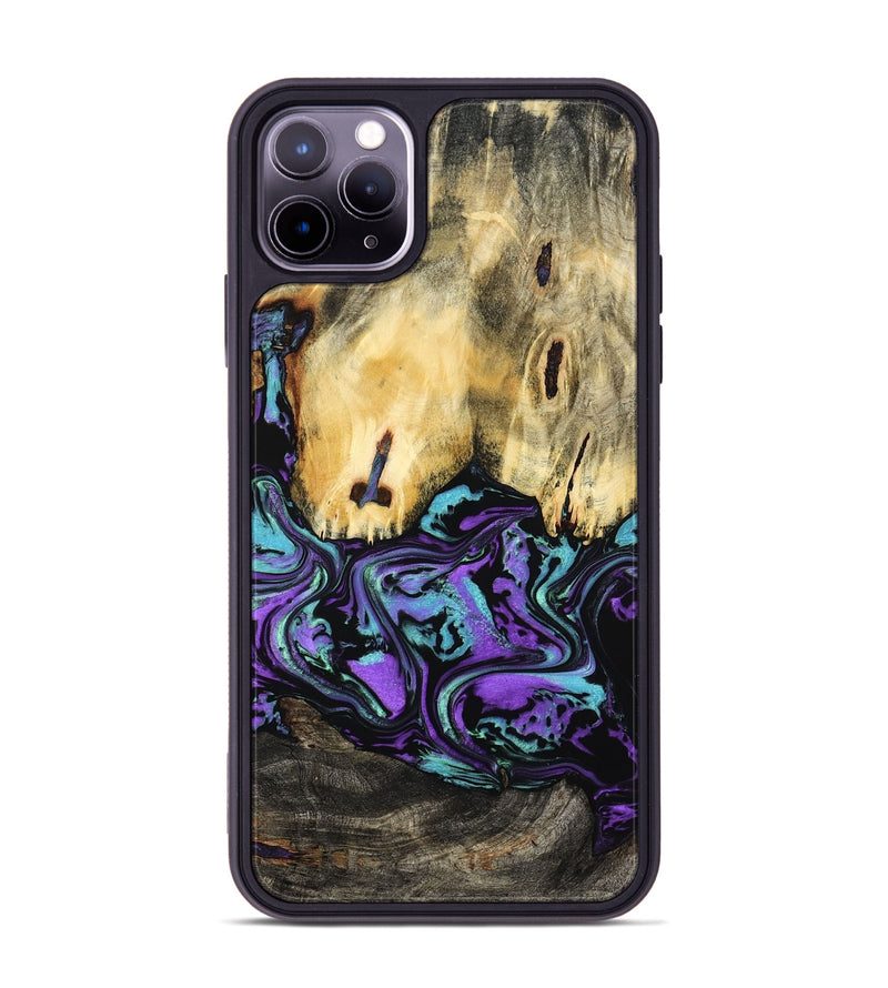 iPhone 11 Pro Max Wood Phone Case - Marva (Purple, 799182)