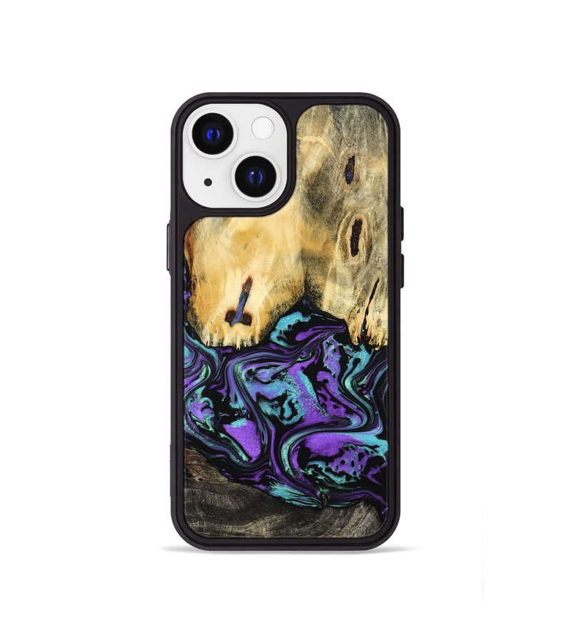 iPhone 13 mini Wood Phone Case - Marva (Purple, 799182)