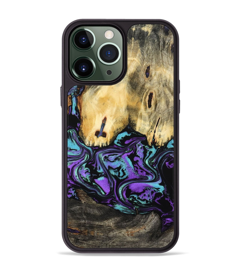 iPhone 13 Pro Max Wood Phone Case - Marva (Purple, 799182)