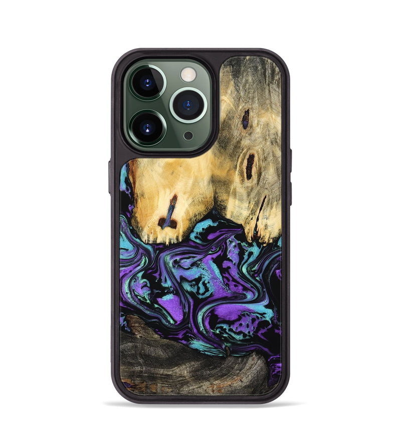 iPhone 13 Pro Wood Phone Case - Marva (Purple, 799182)