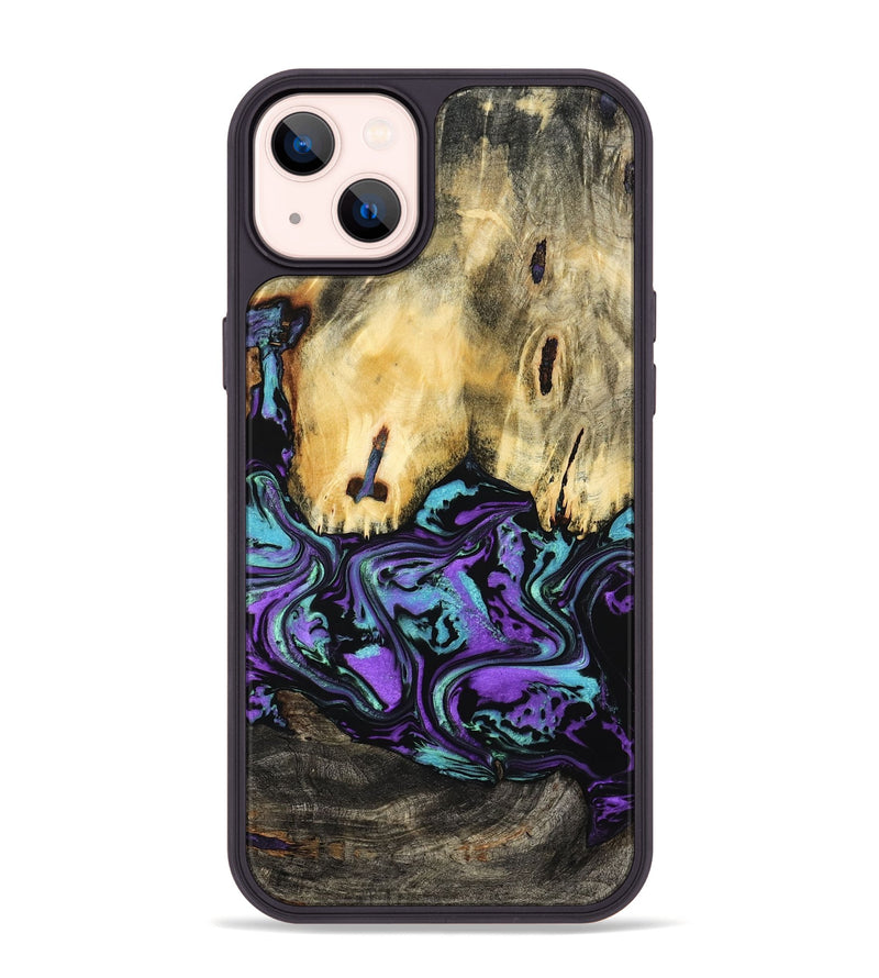 iPhone 14 Plus Wood Phone Case - Marva (Purple, 799182)