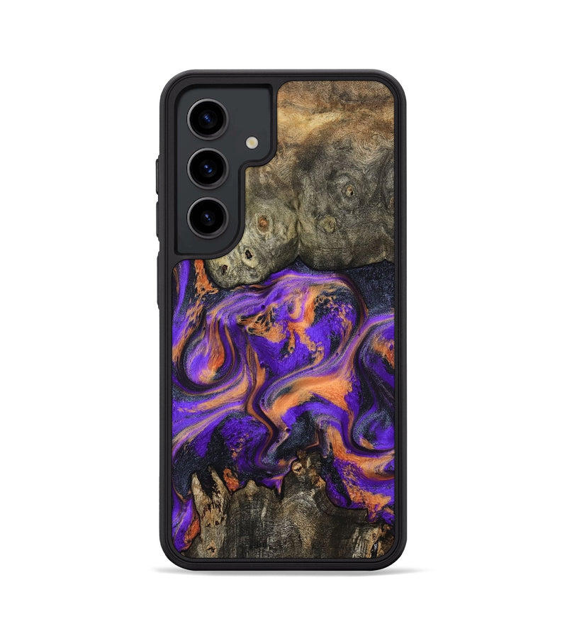 Galaxy S24 Wood Phone Case - Dalia (Purple, 799183)