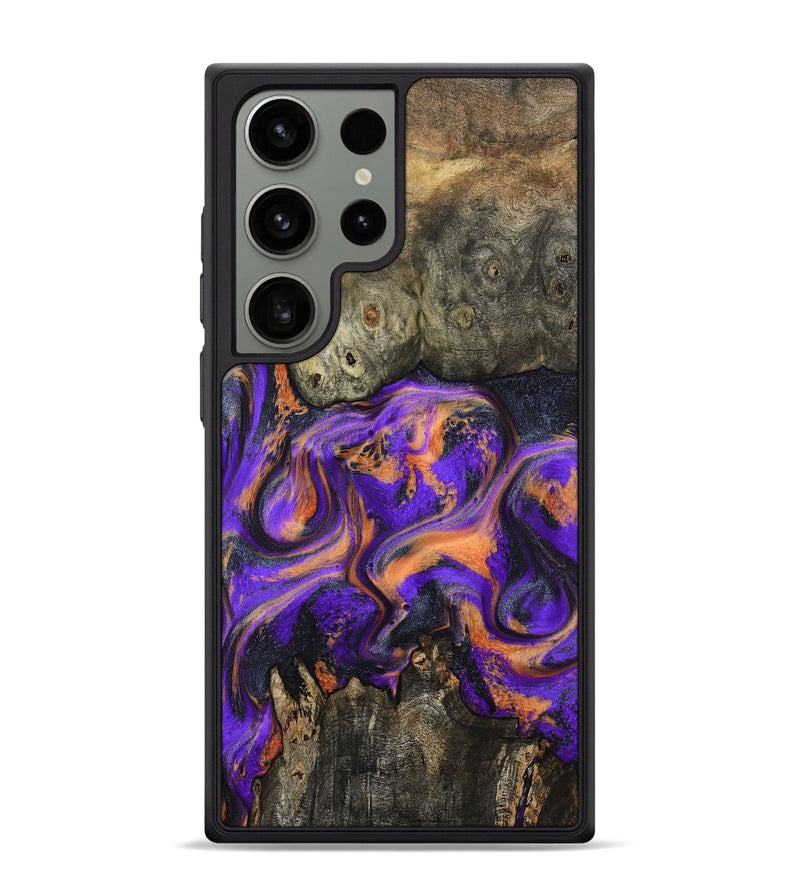 Galaxy S24 Ultra Wood Phone Case - Dalia (Purple, 799183)