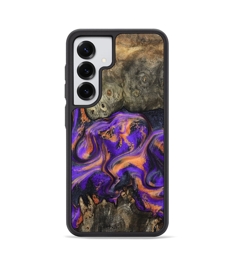 Galaxy S25 Wood Phone Case - Dalia (Purple, 799183)