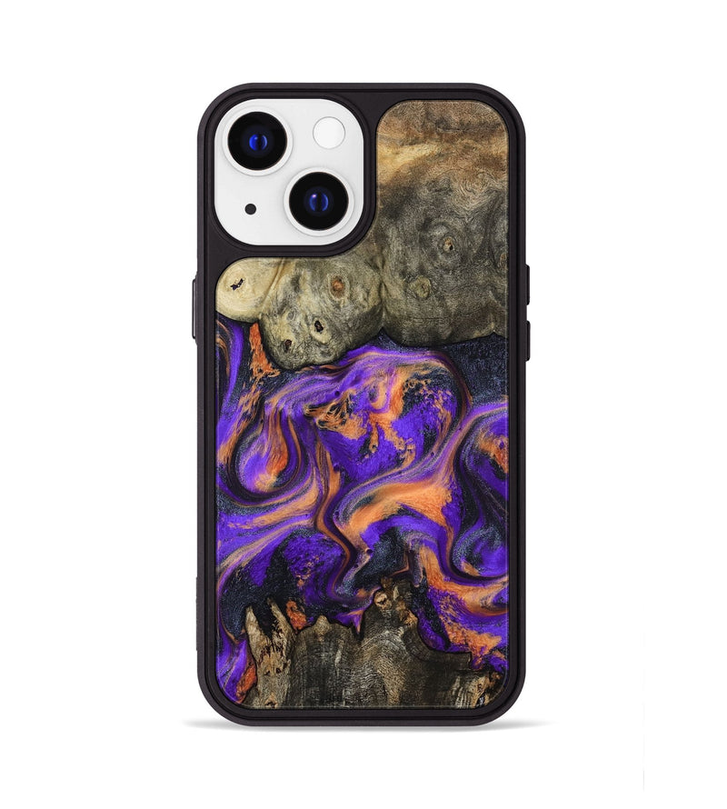 iPhone 13 Wood Phone Case - Dalia (Purple, 799183)