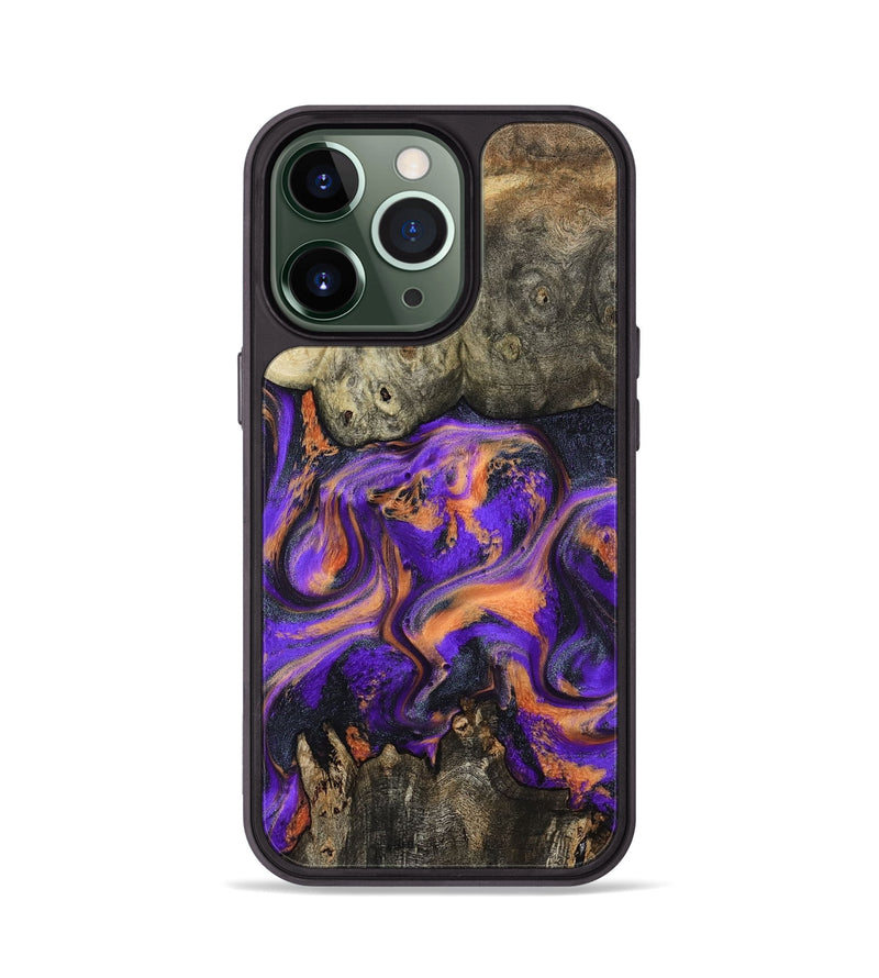 iPhone 13 Pro Wood Phone Case - Dalia (Purple, 799183)