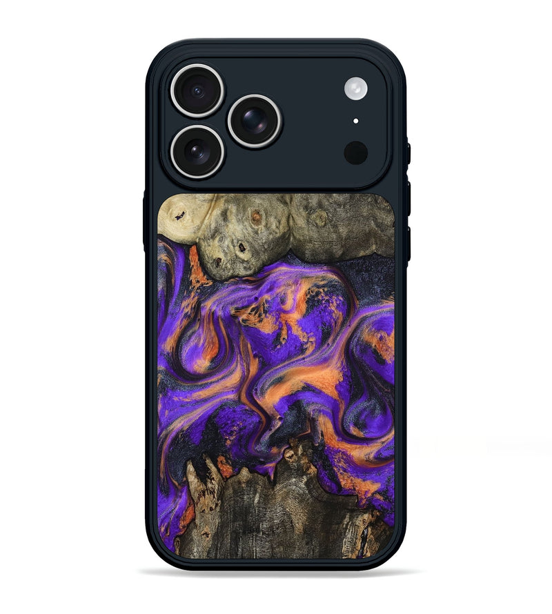 iPhone 17 Pro Max Wood Phone Case - Dalia (Purple, 799183)