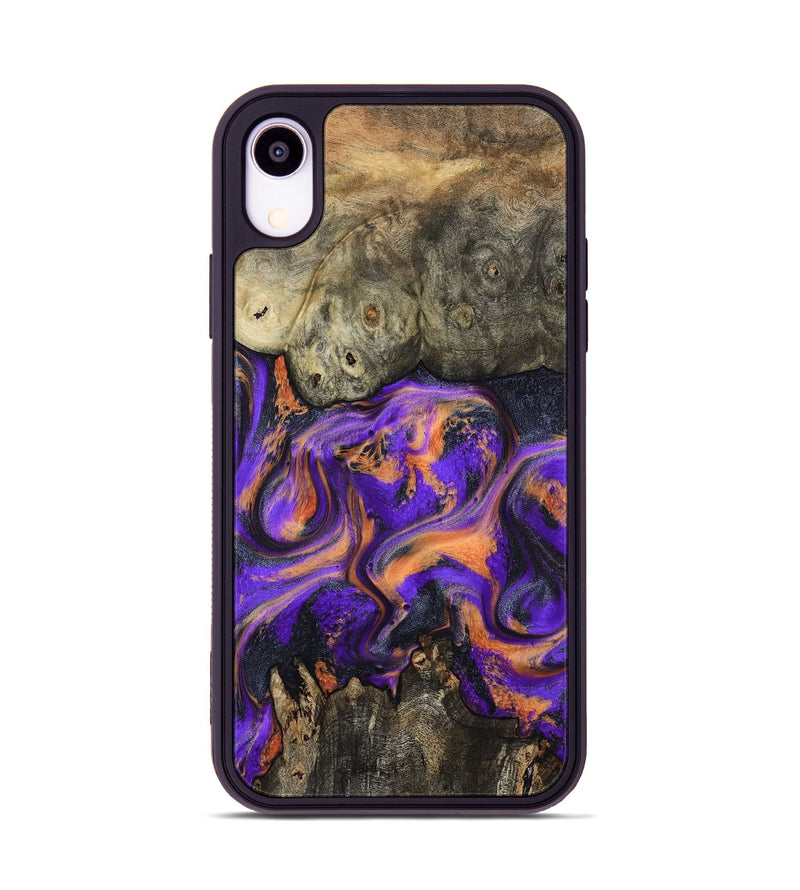 iPhone Xr Wood Phone Case - Dalia (Purple, 799183)