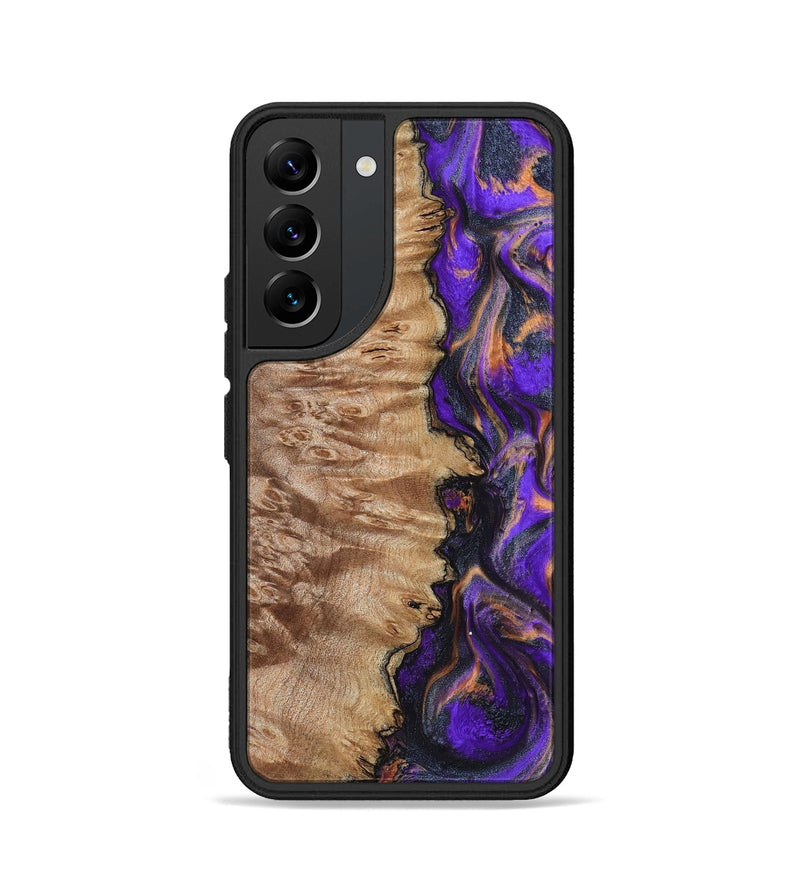 Galaxy S22 Wood Phone Case - Houston (Purple, 799184)