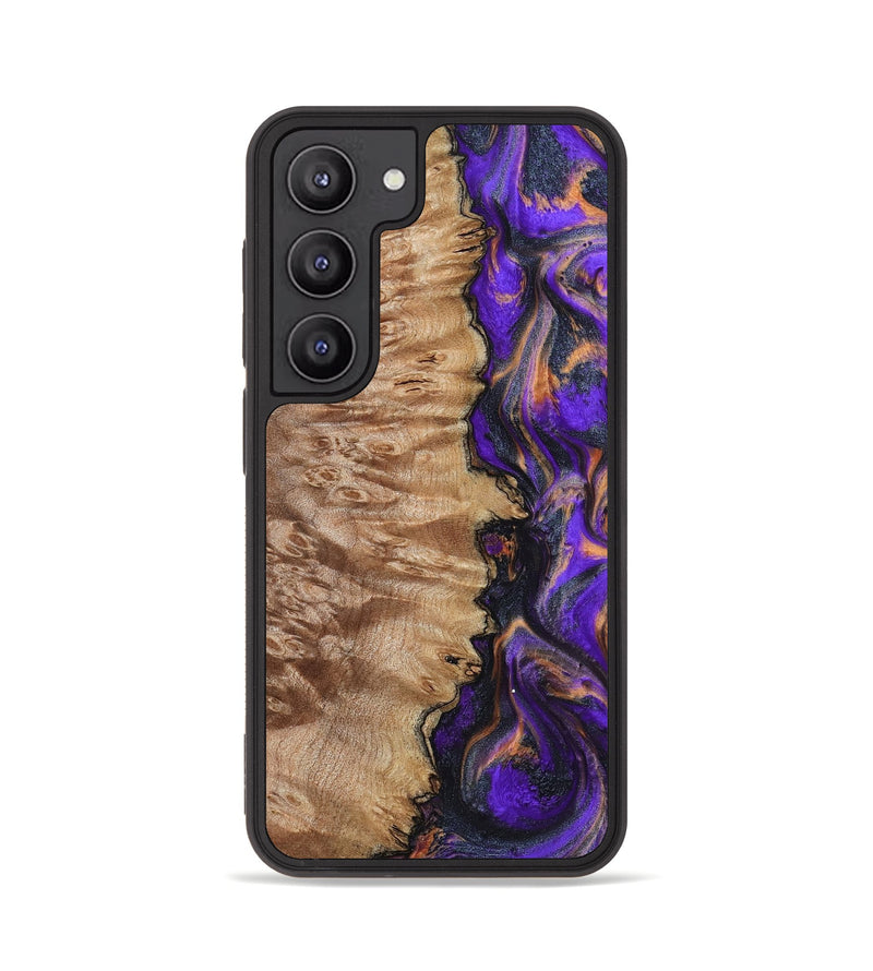 Galaxy S23 Wood Phone Case - Houston (Purple, 799184)