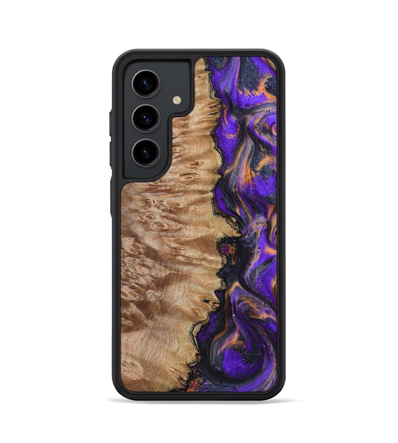 Galaxy S24 Wood Phone Case - Houston (Purple, 799184)
