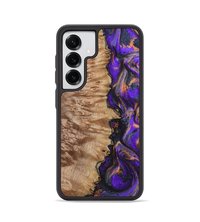 Galaxy S25 Wood Phone Case - Houston (Purple, 799184)