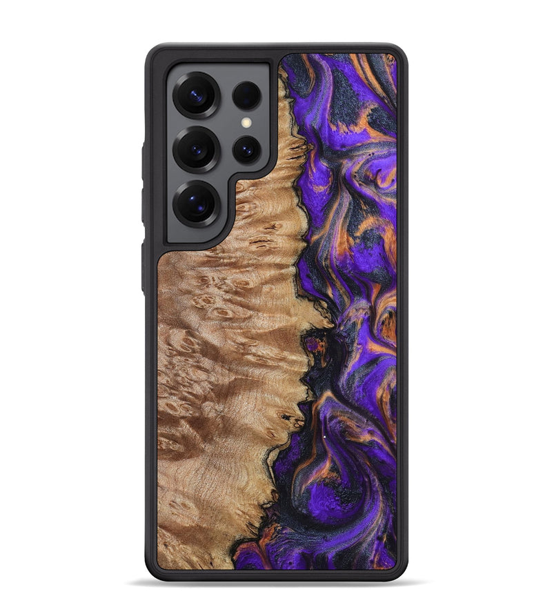 Galaxy S25 Ultra Wood Phone Case - Houston (Purple, 799184)
