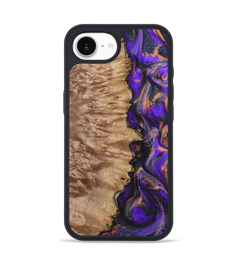 iPhone 16e Wood Phone Case - Houston (Purple, 799184)