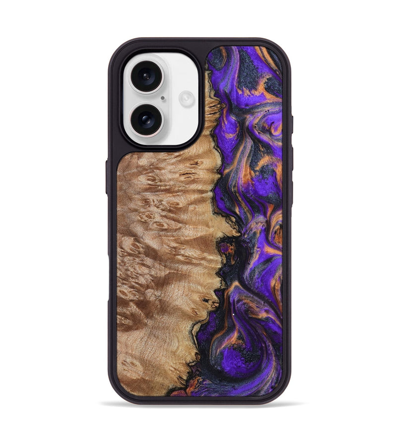 iPhone 17 Wood Phone Case - Houston (Purple, 799184)