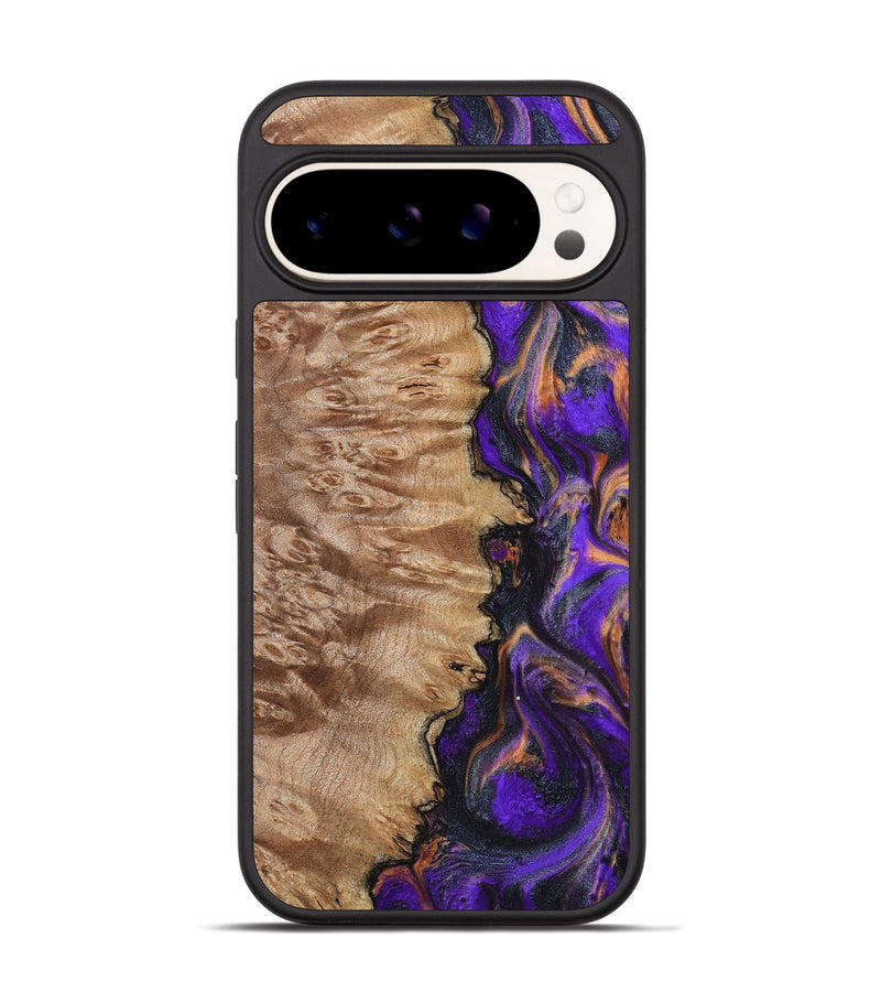 Pixel 9 Pro Wood Phone Case - Houston (Purple, 799184)