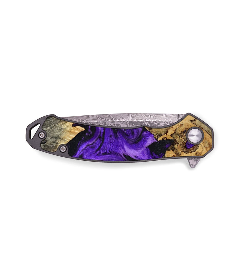 EDC Wood Pocket Knife - Dominic (Purple, 799185)