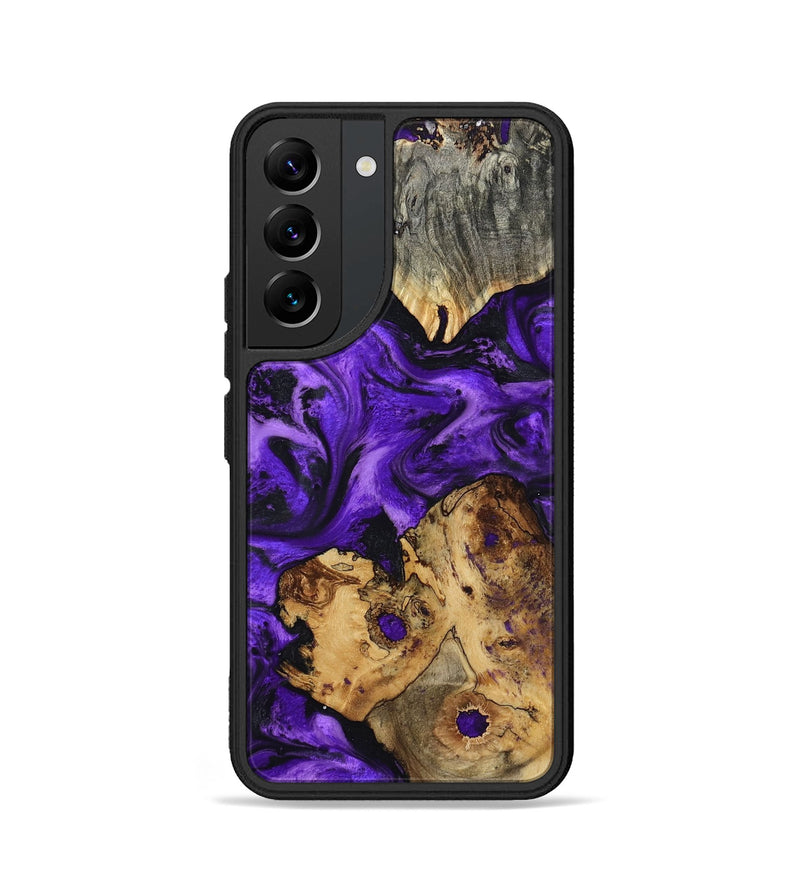 Galaxy S22 Wood Phone Case - Dominic (Purple, 799185)