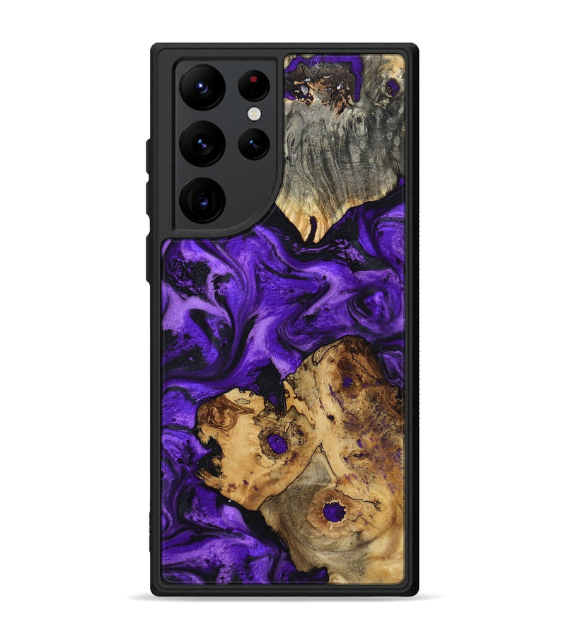 Galaxy S22 Ultra Wood Phone Case - Dominic (Purple, 799185)