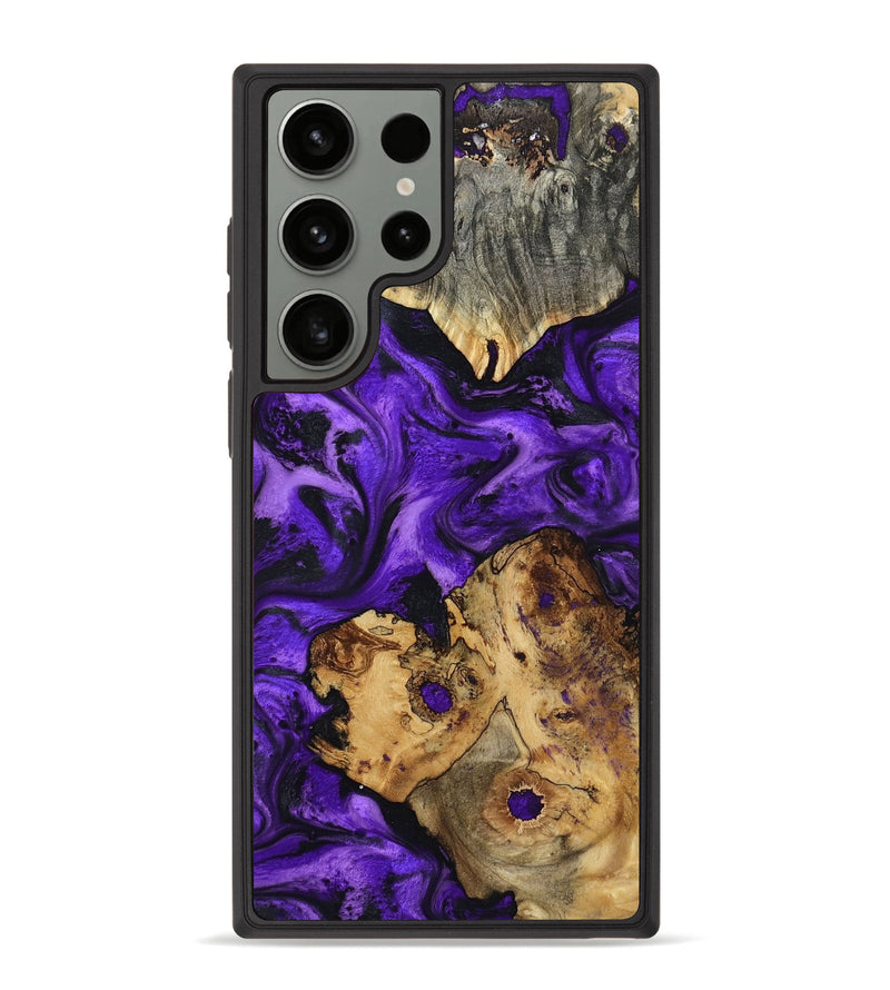 Galaxy S23 Ultra Wood Phone Case - Dominic (Purple, 799185)