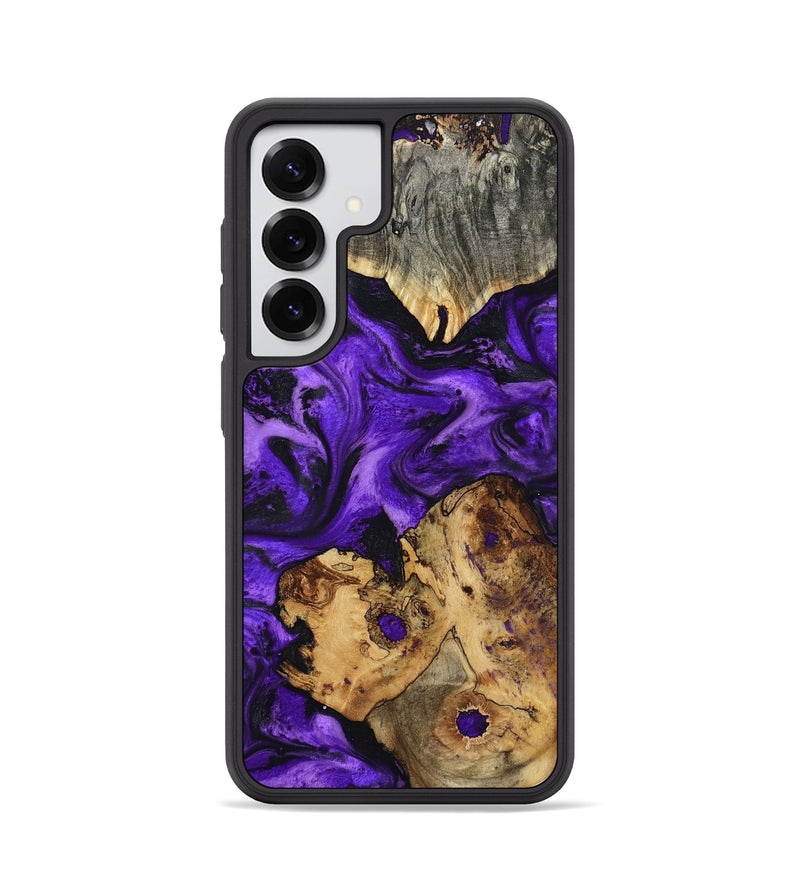 Galaxy S25 Wood Phone Case - Dominic (Purple, 799185)
