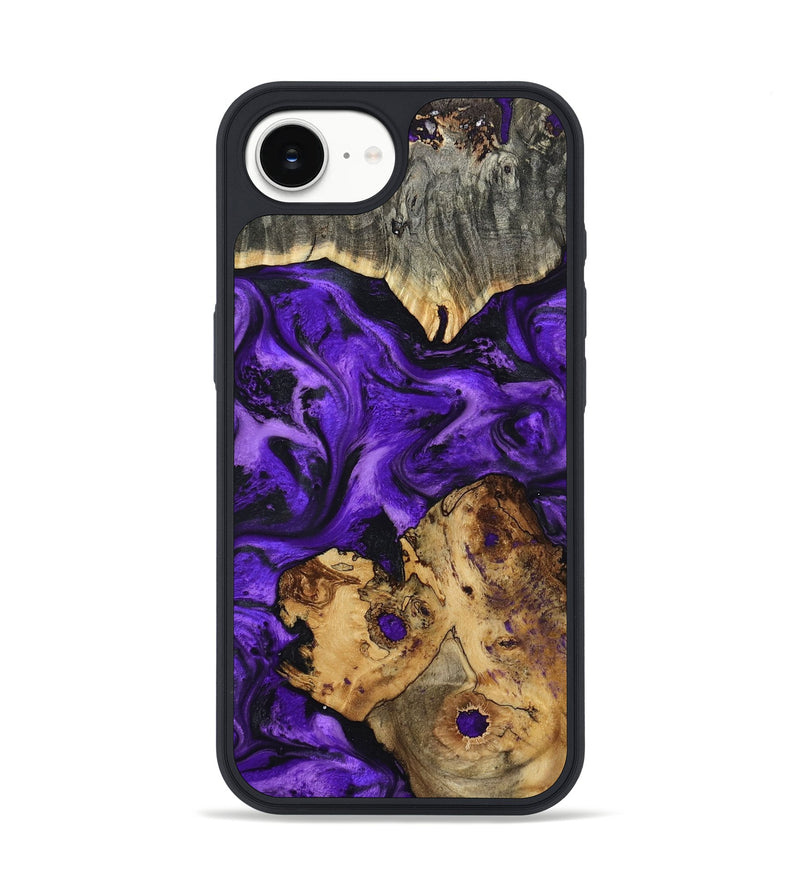 iPhone 16e Wood Phone Case - Dominic (Purple, 799185)