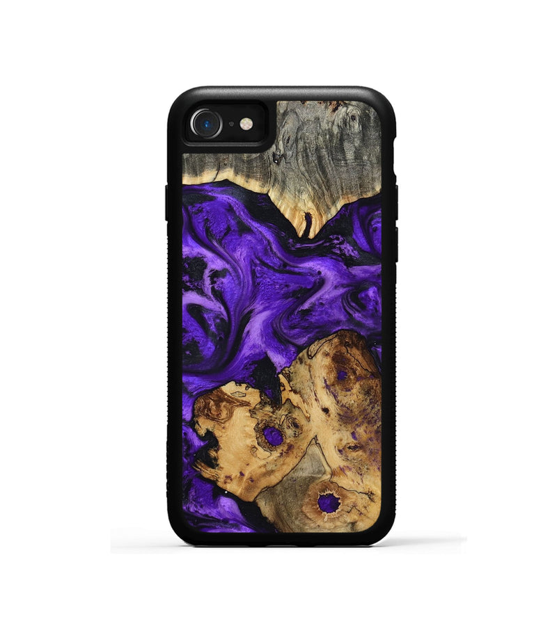 iPhone SE Wood Phone Case - Dominic (Purple, 799185)