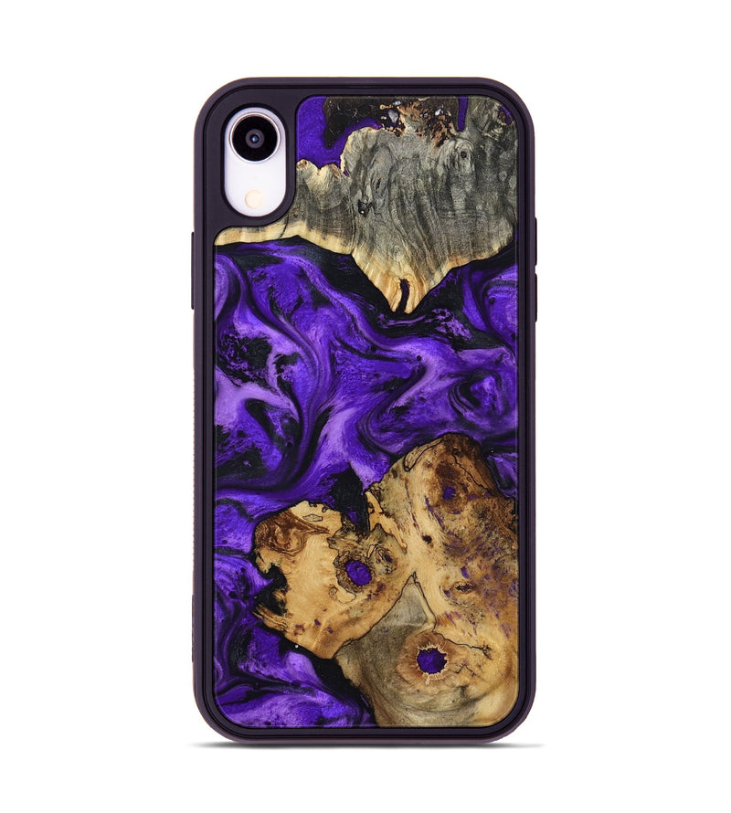 iPhone Xr Wood Phone Case - Dominic (Purple, 799185)