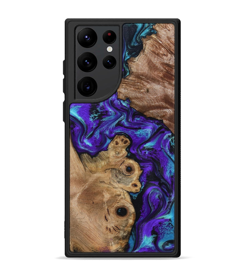 Galaxy S22 Ultra Wood Phone Case - Furman (Purple, 799188)