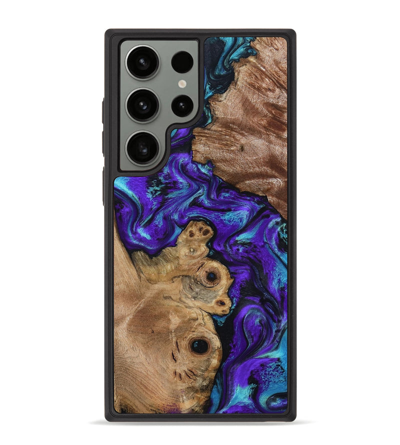 Galaxy S23 Ultra Wood Phone Case - Furman (Purple, 799188)