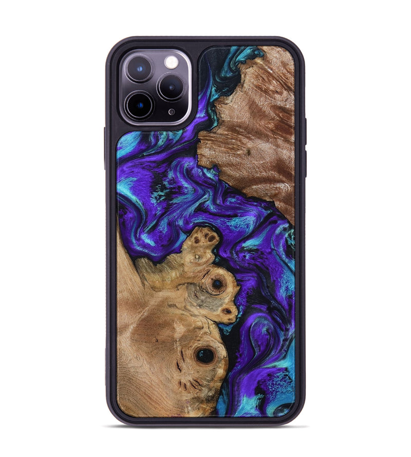 iPhone 11 Pro Max Wood Phone Case - Furman (Purple, 799188)