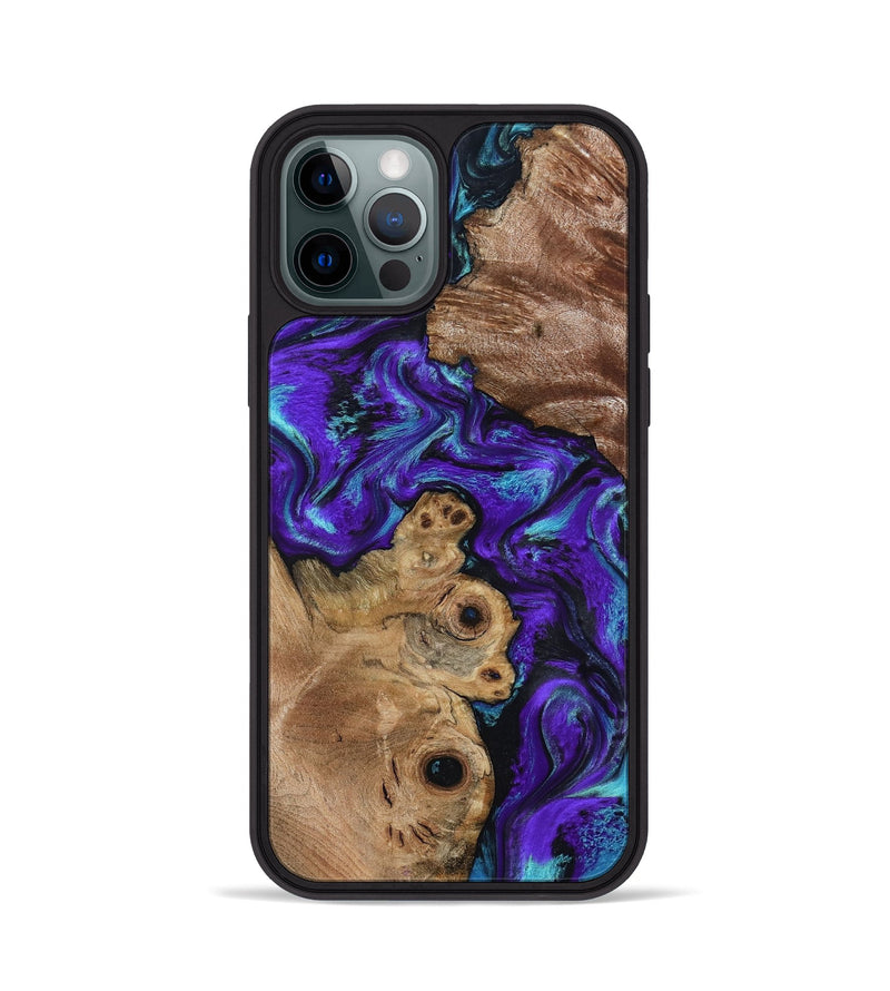 iPhone 12 Pro Wood Phone Case - Furman (Purple, 799188)