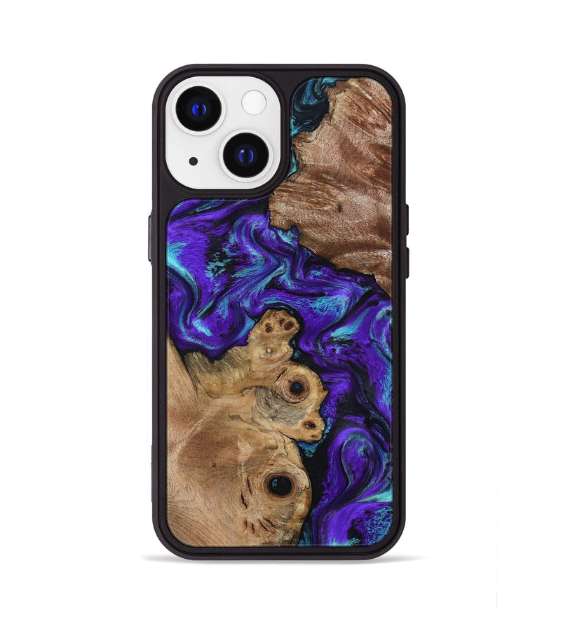 iPhone 13 Wood Phone Case - Furman (Purple, 799188)