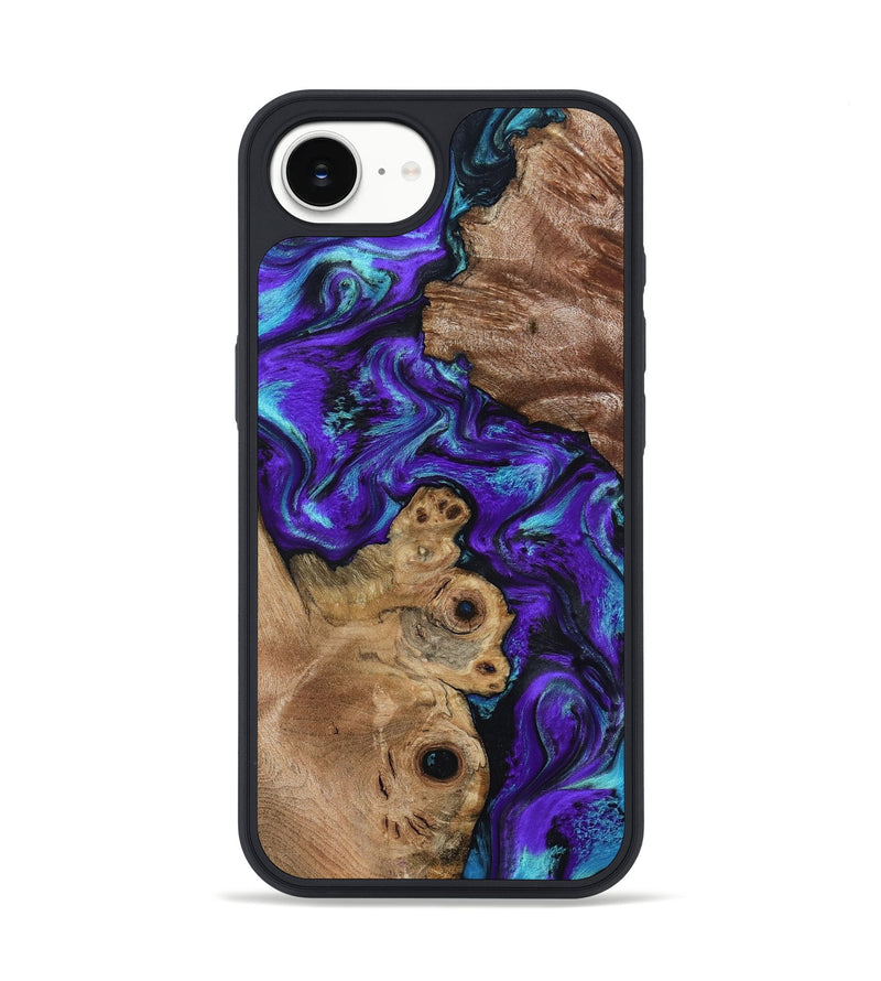 iPhone 16e Wood Phone Case - Furman (Purple, 799188)
