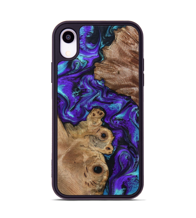 iPhone Xr Wood Phone Case - Furman (Purple, 799188)
