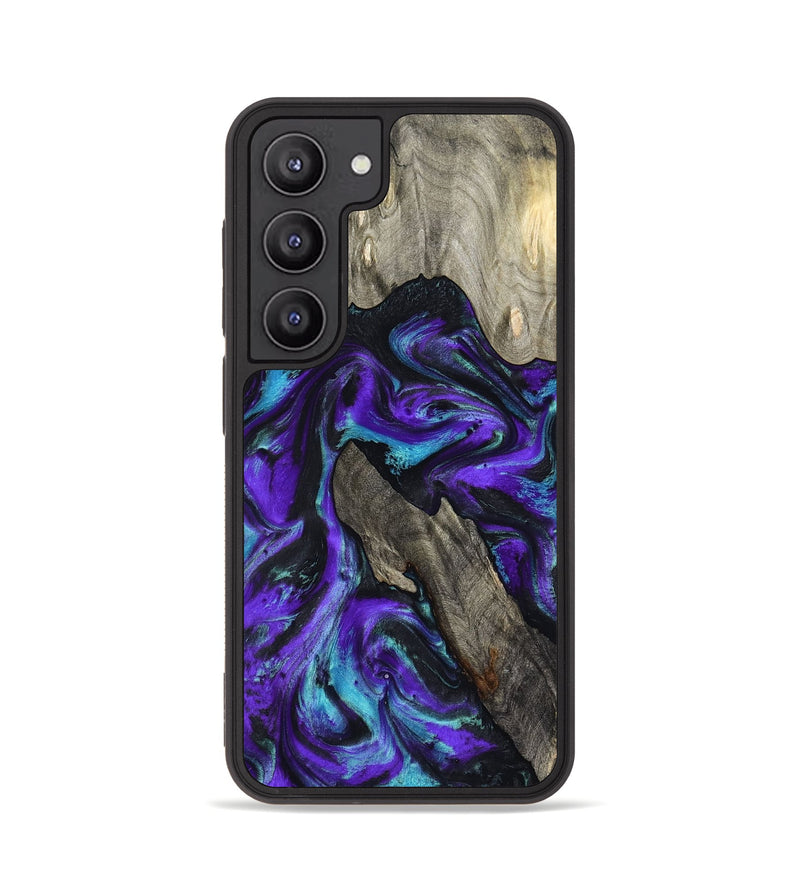 Galaxy S23 Wood Phone Case - Alannah (Purple, 799189)