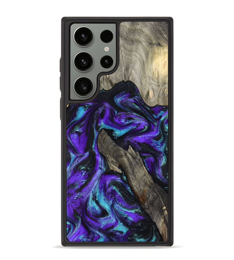 Galaxy S23 Ultra Wood Phone Case - Alannah (Purple, 799189)