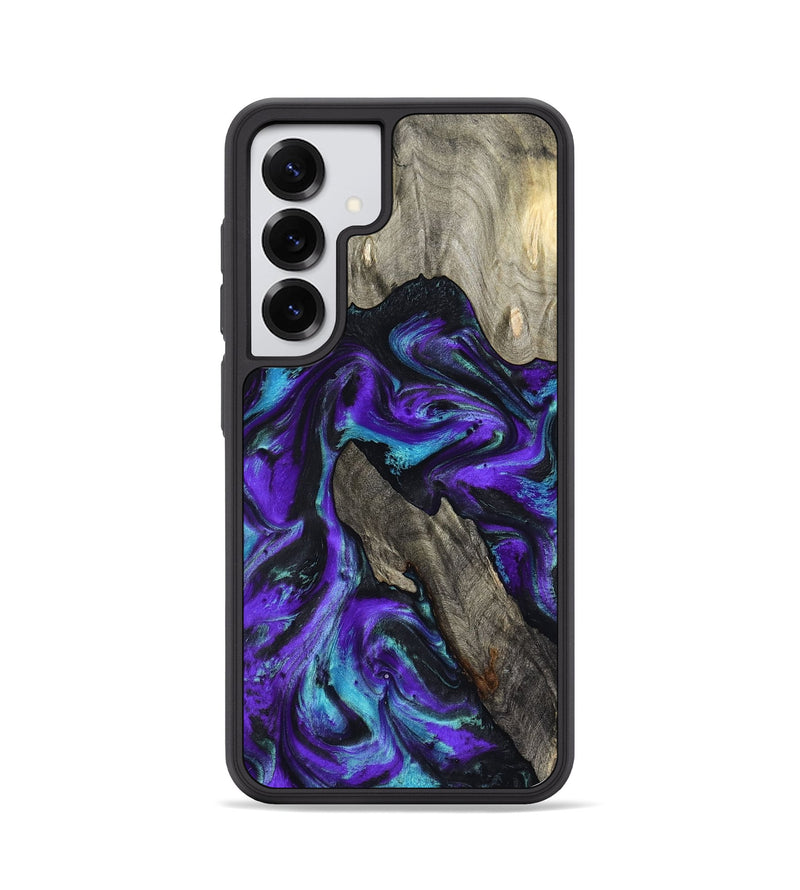 Galaxy S25 Wood Phone Case - Alannah (Purple, 799189)