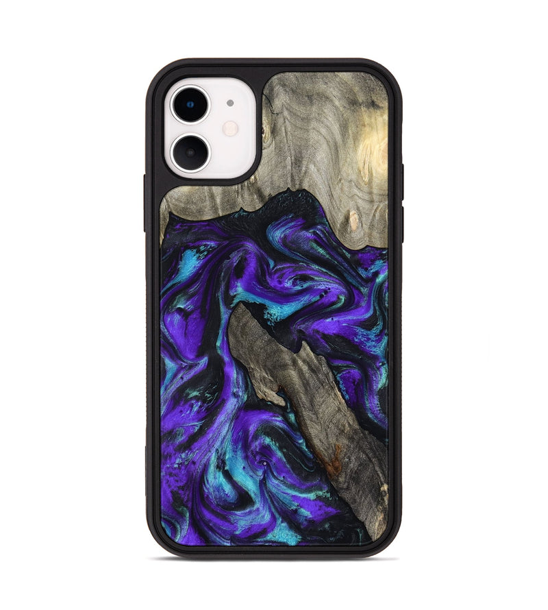 iPhone 11 Wood Phone Case - Alannah (Purple, 799189)