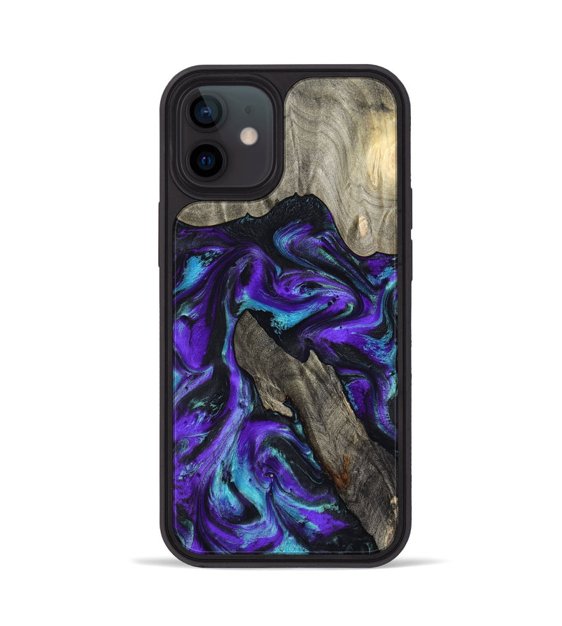iPhone 12 Wood Phone Case - Alannah (Purple, 799189)