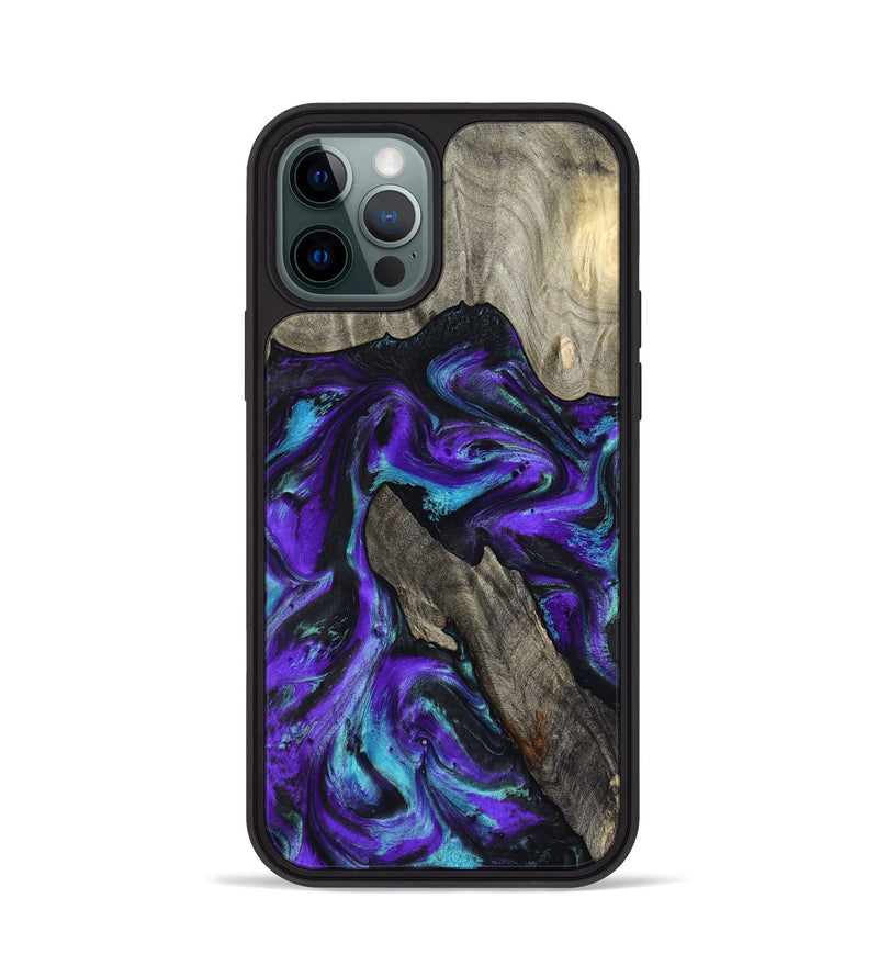 iPhone 12 Pro Wood Phone Case - Alannah (Purple, 799189)