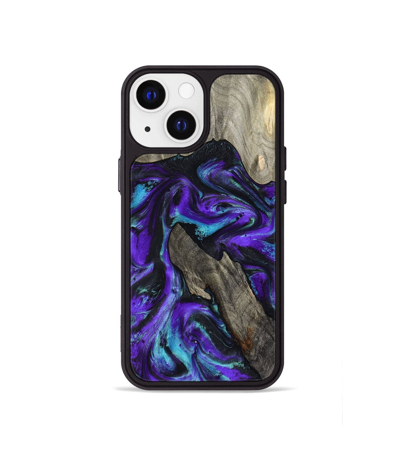 iPhone 13 mini Wood Phone Case - Alannah (Purple, 799189)