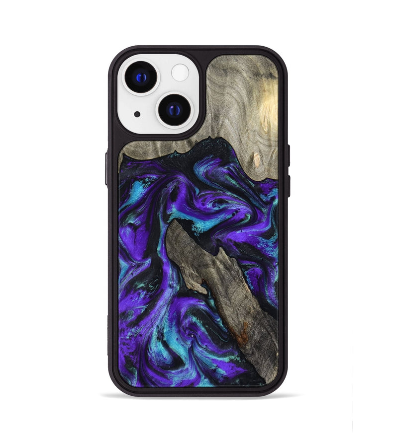 iPhone 13 Wood Phone Case - Alannah (Purple, 799189)