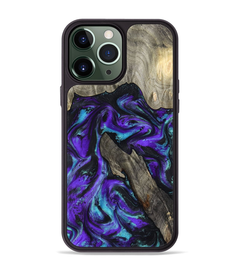 iPhone 13 Pro Max Wood Phone Case - Alannah (Purple, 799189)